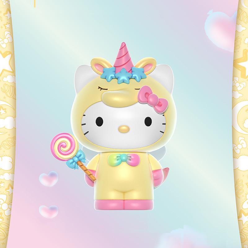 Серия Sanrio Строительные блоки Милый Единорог Куроми Мой Мелоди Синнаморолл Хелло Китти Модель Аниме-персонажа Кирпичики Детские Игрушки Подарки With Box white Professional fishing