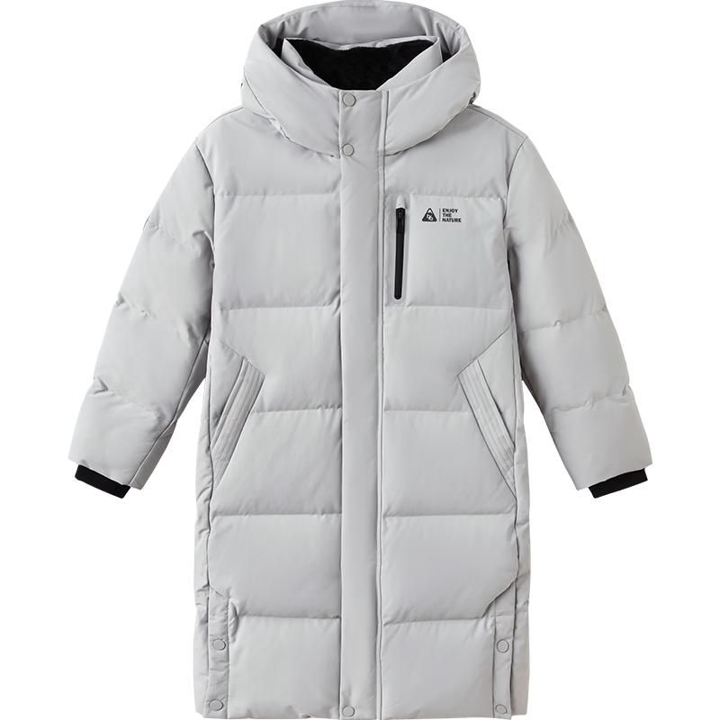 Длинная теплая зимняя пуховая куртка Balabala для детей 150 gray JDST online