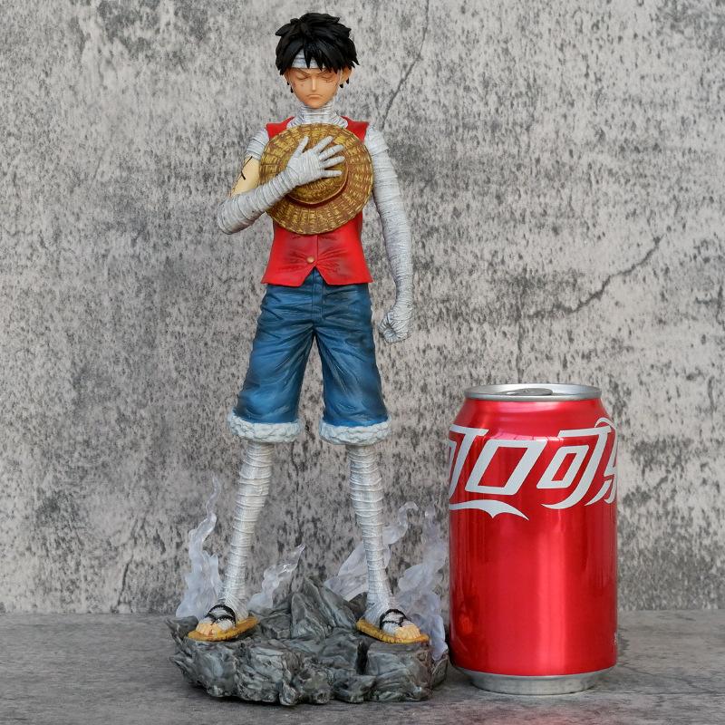 26,5 см Аниме Фигурка One Piece В Безмолвной Памяти Манки Д. Луффи Стойка ПВХ Модель Статуэтка Кукла Коллекция Украшение Игрушка Подарок gray Yes Toys