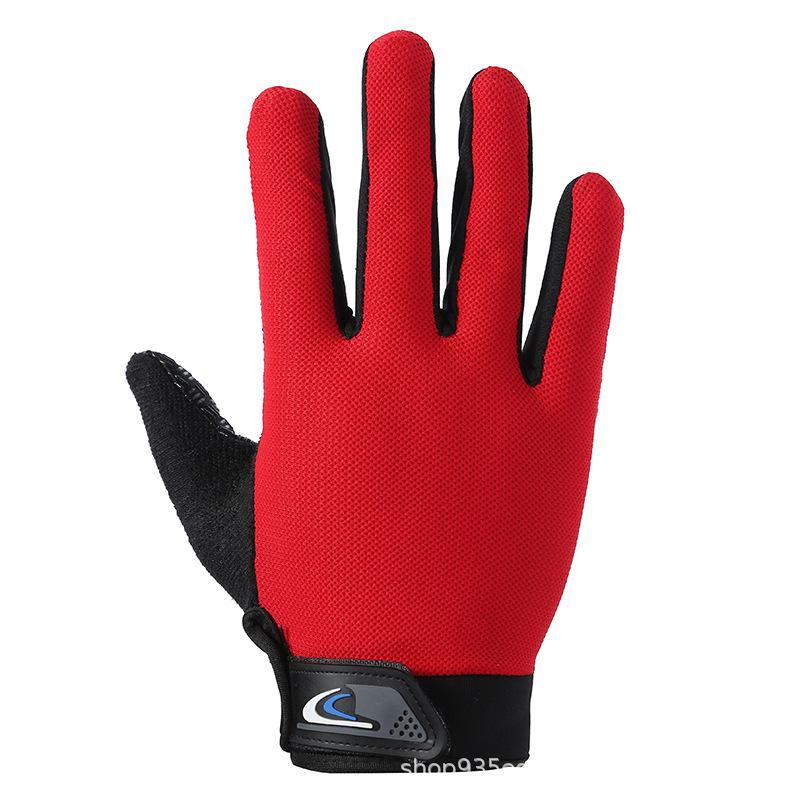 Fitness gloves Outdoor Activity sports running Mountaineering non-slip breathable thin cycling driving sun protection Spring summer and autumn gloves average size красный sdcvd