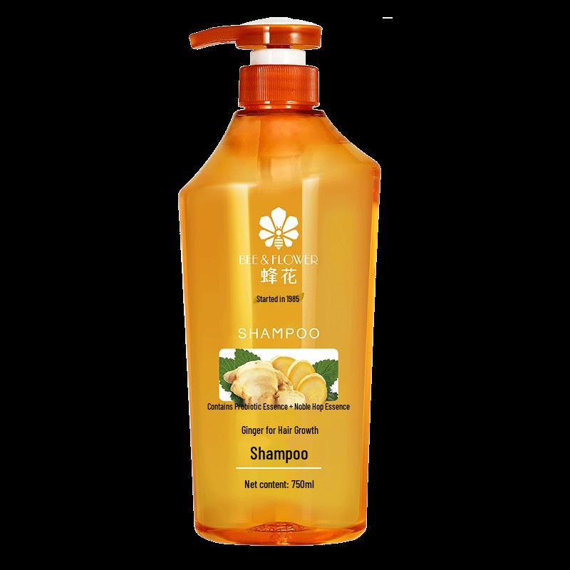 BEE&FLOWER Шампунь для укрепления волос с имбирем и хмелем orange