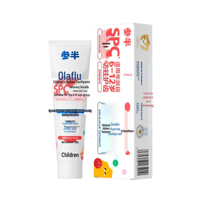 Детская зубная паста SABA с двойным фтором и Olafluor white JDST online