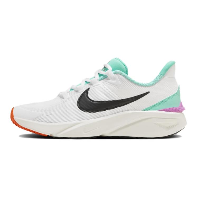 Nike Кроссовки детские Star Runner 4 GS White Teal Total Orange Black Sail HQ1187-101 35.5 white