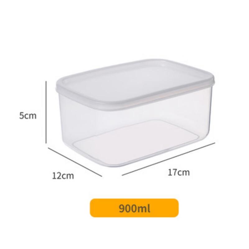 Прямоугольные контейнеры для хранения продуктов ZISIZ с крышками white JDST online