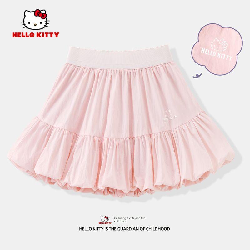 Melody Girls  Summer Outfit 2025 New Children s Short-Sleeve T-Shirt Pink Floral Princess Style Big Girl Short Skirt Thick Plate Ti Cute K Baby Powder 110 white TAOMall