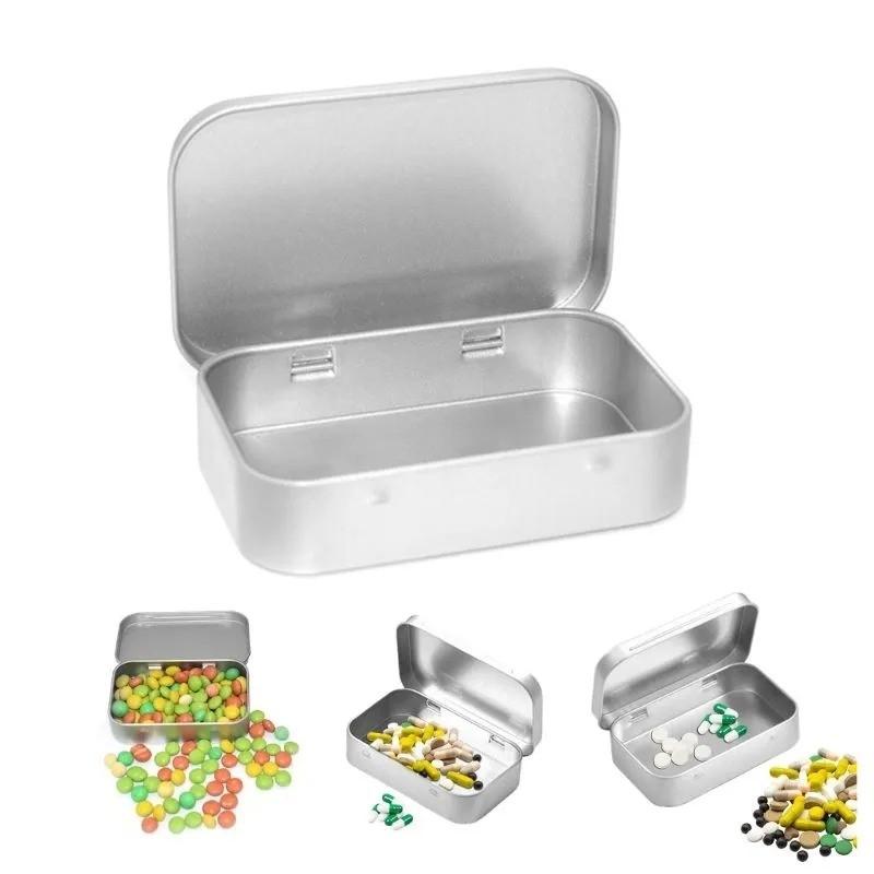 Матовый ящик для хранения из жести, металлическая прямоугольная жестяная коробка One Size gray clothingkil