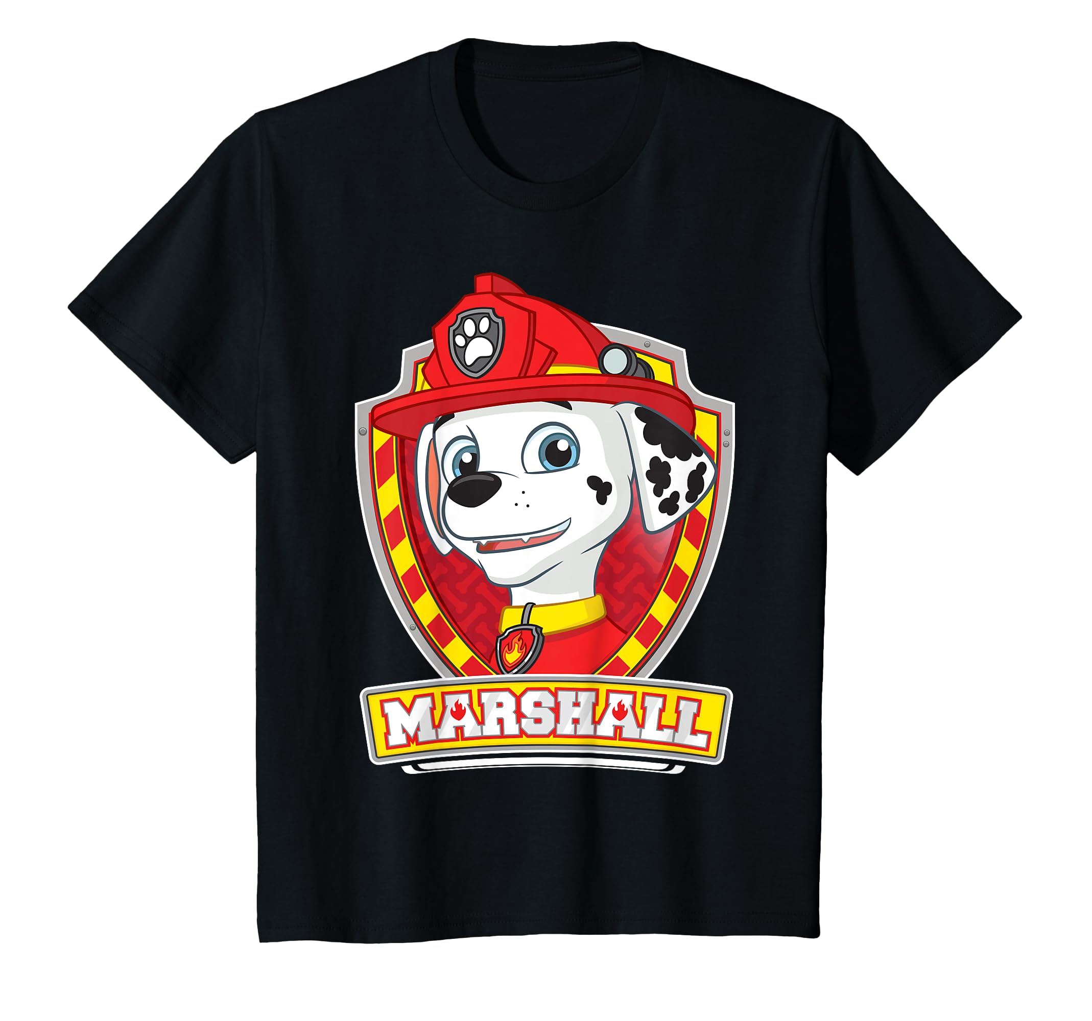 Детская футболка Paw Patrol для детей Маршалл Смелый Пожарный Щенок Герой Приключений red Omi Japan Products