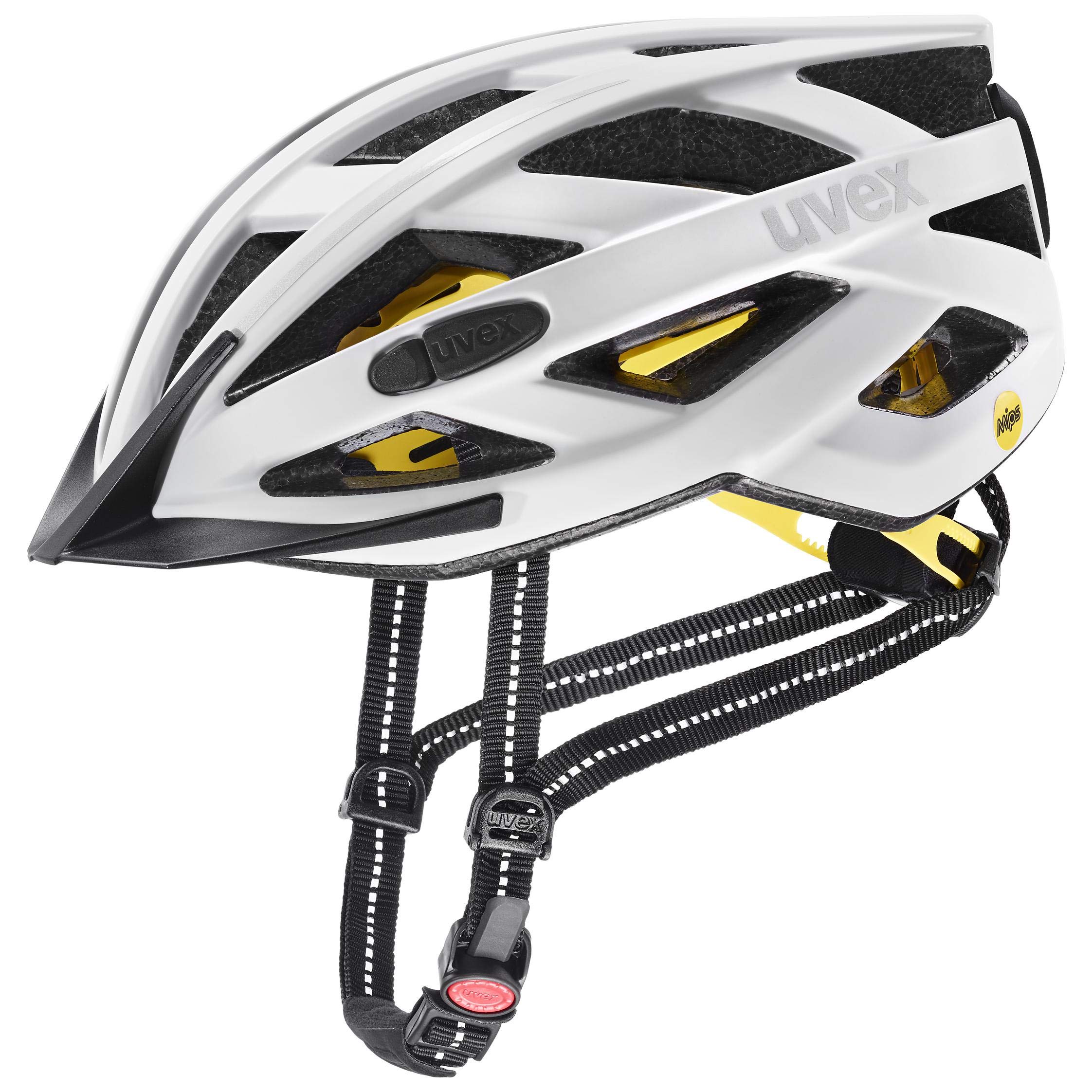 uvex Bicycle helmet with MIPS LED light included CE certified Made in Germany MIPS cm i-vo / 56-60 gray JapanSportX