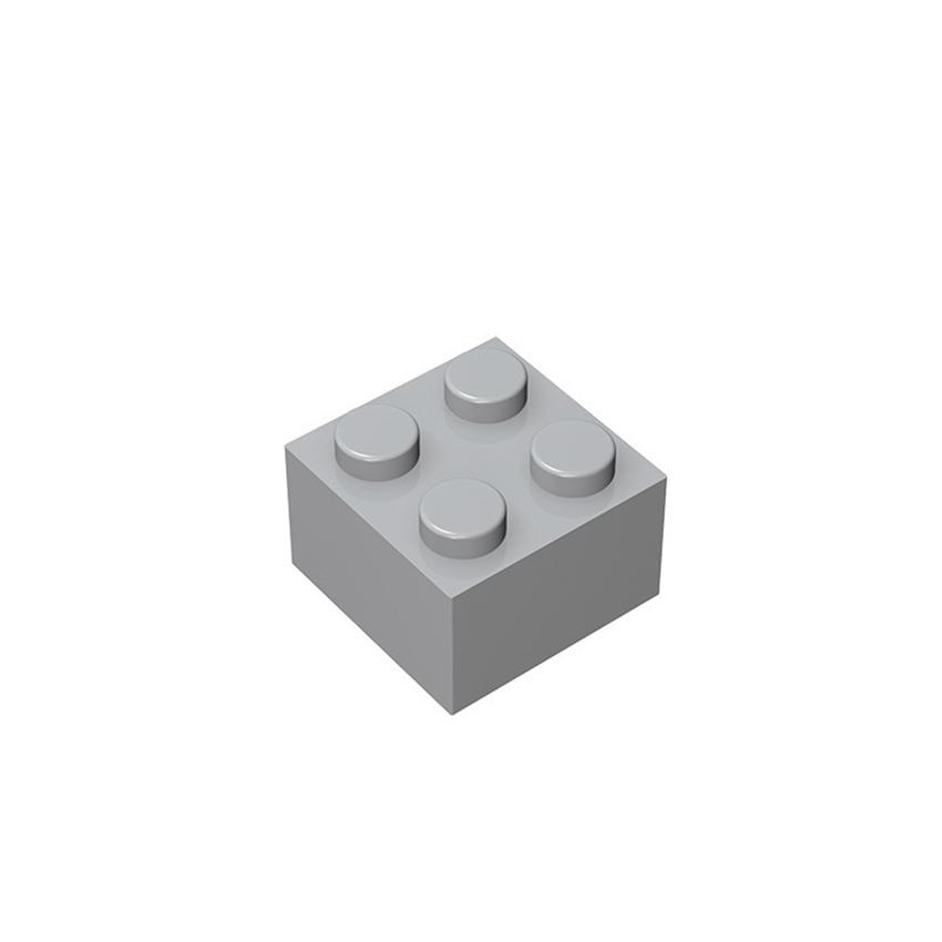 Конструктор DIY Крупные Фигурные Кирпичики 2x2 Точки Строительные Блоки Образовательный Классический Кирпичик Совместимый с 3003 Пластиковые Игрушки Для Детей gray Interesting toys and dolls
