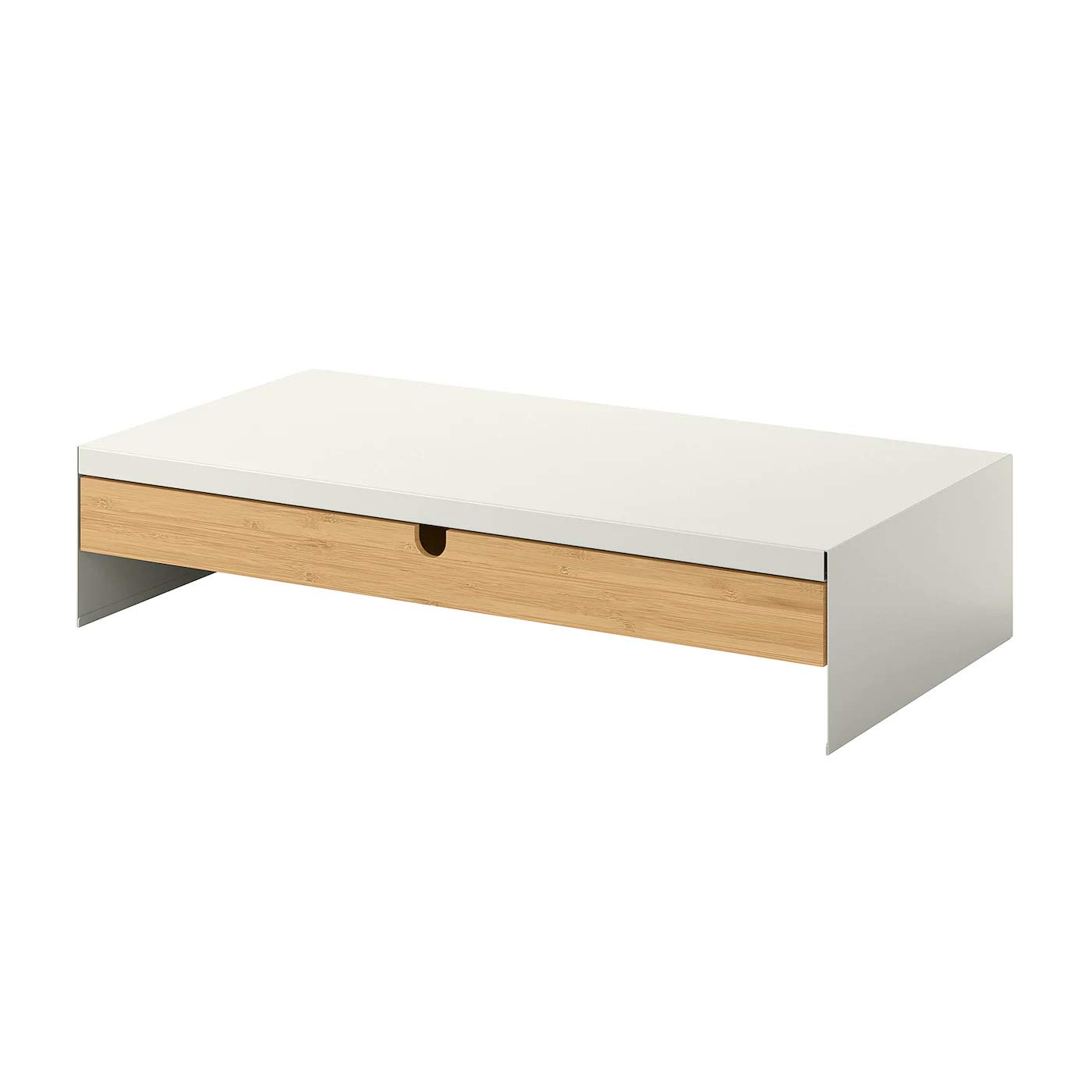 Подставка для монитора Digital Shoppy IKEA с ящиком, белая ELLOVEN (804.747.83) белый SOLT Japan Market