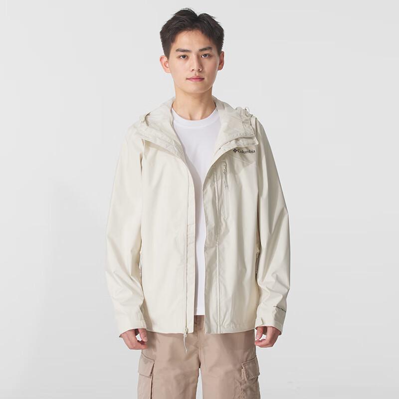Мужская повседневная тонкая ветровка с капюшоном Columbia XE4287191 L gray JDST SELECTION
