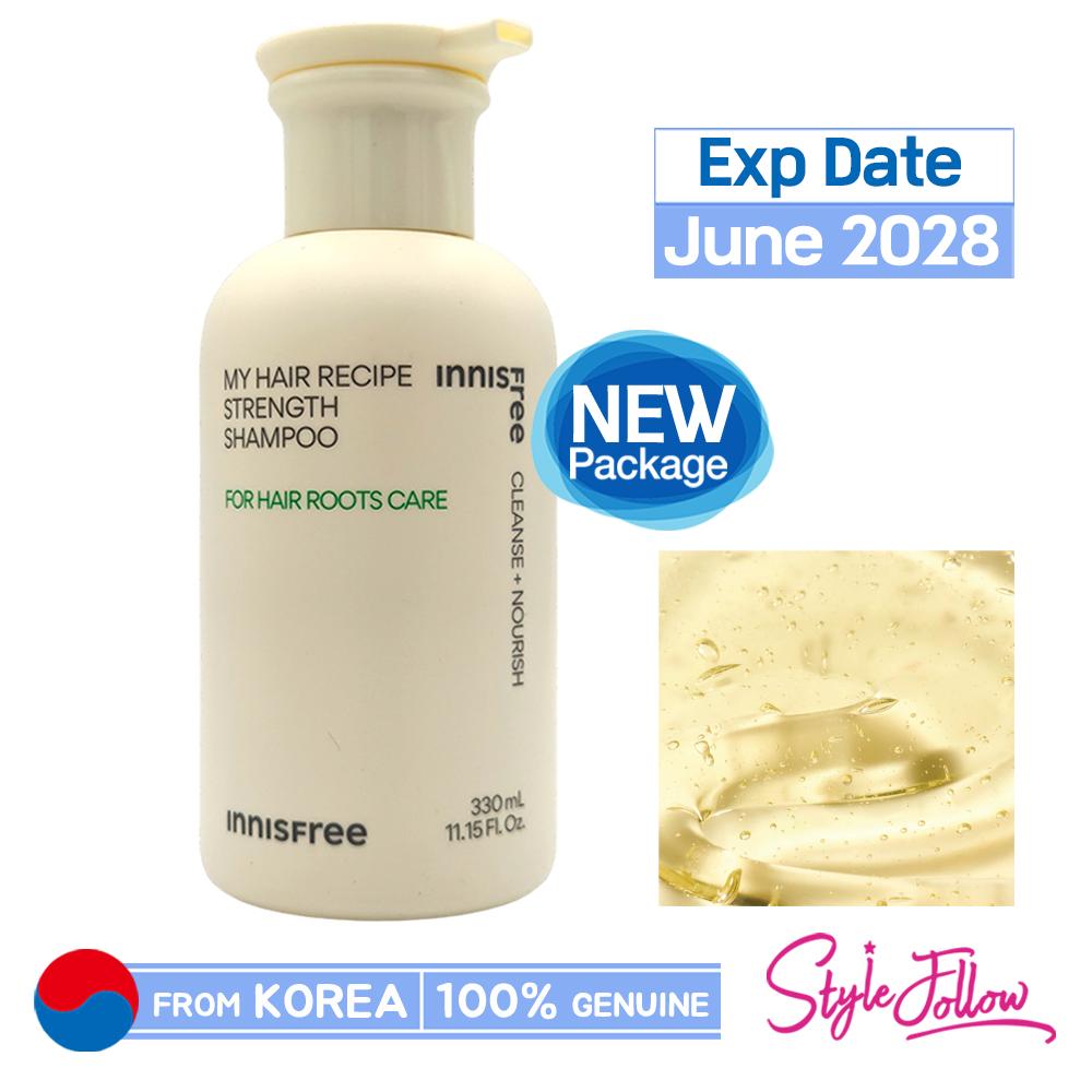 [INNISFREE] Шампунь My Hair Recipe Strength, 330 мл 1pc + Sample Gifts gray