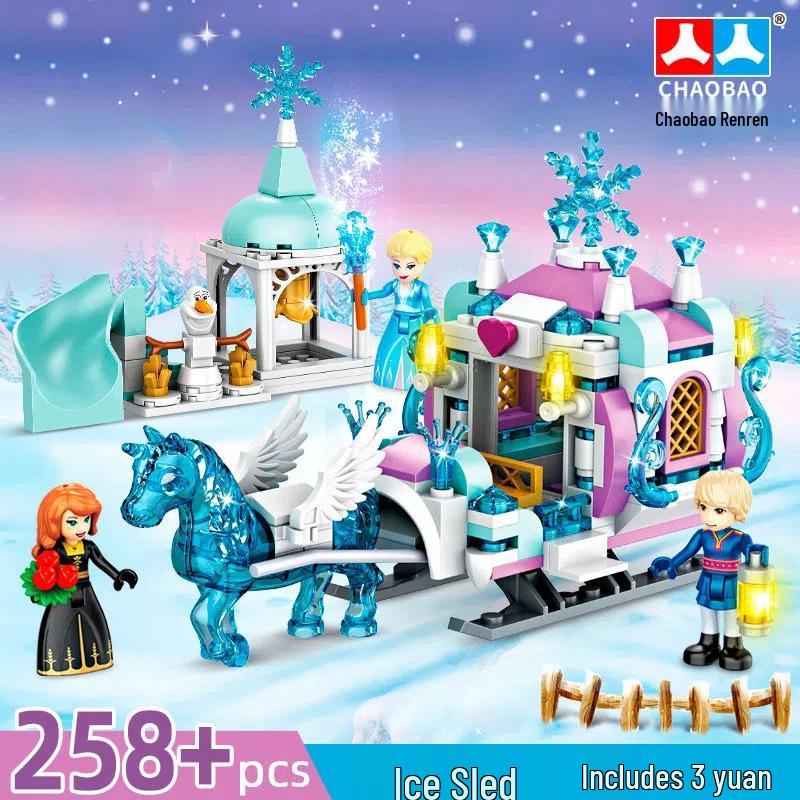 ChaoBao 7652 Совместимый с LEGO Конструктор для девочек «Замок, домик на дереве, вилла» blue CreativeCorner