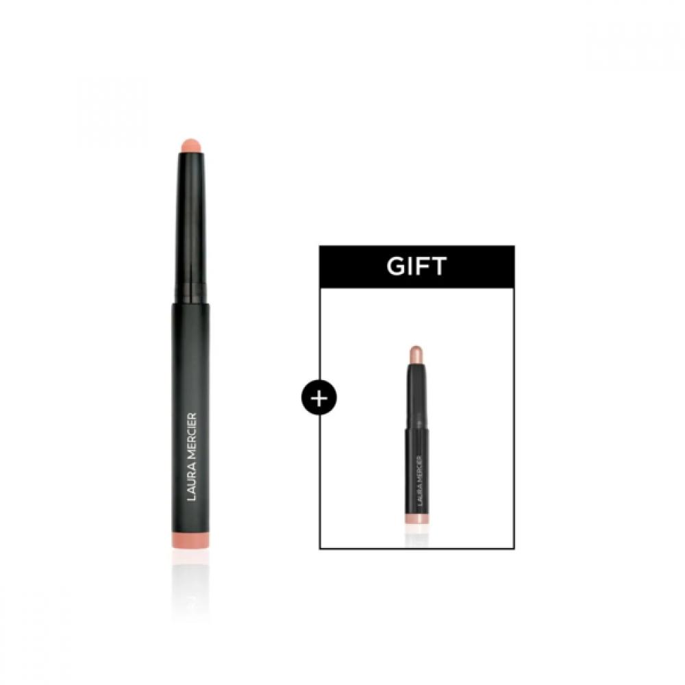 Laura Mercier Caviar Stick Eye Shadow Matte  Includes Mascara Sample Matte-pitch black