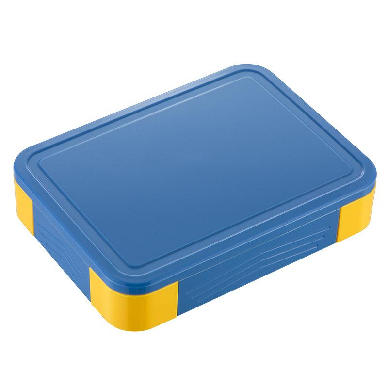 1330 мл Bento Box уличные контейнеры для еды для взрослых/детей/малышей с посудой ланч-бокс синий SEEQS