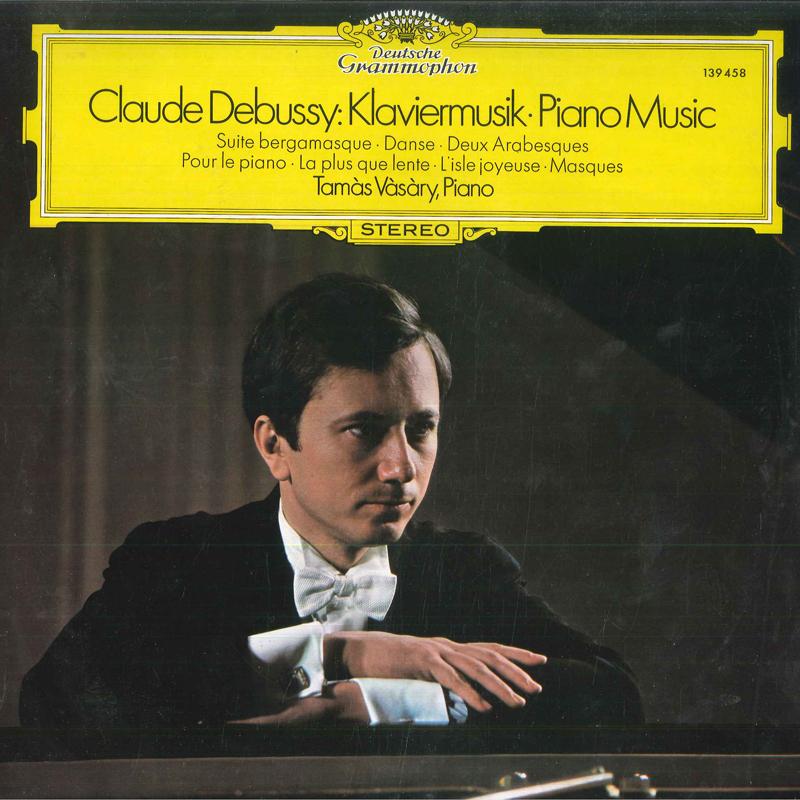 LP Пластинка КЛОД ДЕБЮССИ ТАМАШ ВАСАРИ Фортепианная музыка Piano Music 139458 DEUTSCHE GRAMM Германия Классика Б/У black RecordCityJP