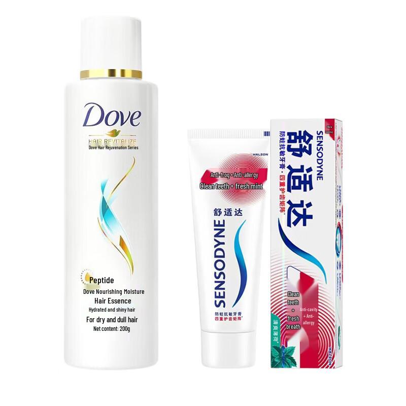 Набор: Зубная паста Sensodyne и Кондиционер Dove white JDST online