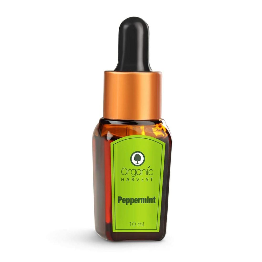 Эфирное масло Перечной мяты (10 мл), Peppermint Essential Oil,  Organic Harvest orange