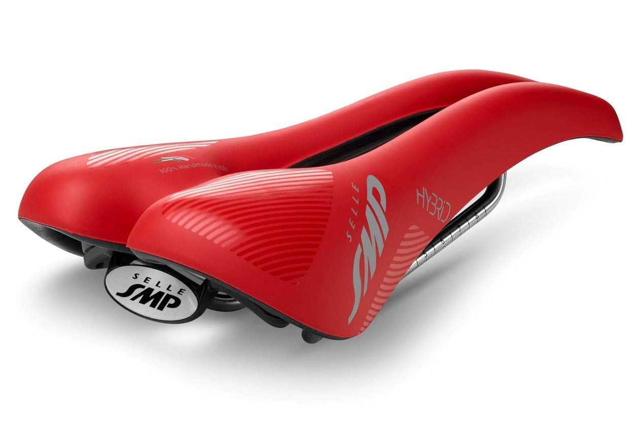 Седло SELLE SMP HYBRID матово-красное HYBRID03-RO red AniWorld