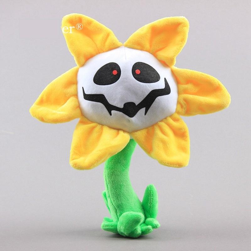 Мягкая игрушка Плюшевая кукла Undertale Желтая Белая Подсолнух Мягкий Плюш Детская игрушка gray Zhiyuan TOY