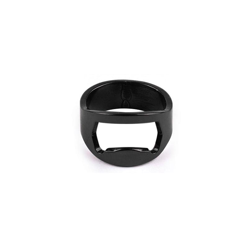 1 шт. кольцо для пальца бутылка стиль пивной открывалка для бара дома на улице вечеринка простые в обращении портативные инструменты для открывания пива 4 цвета на выбор чёрный Home Of Auto Parts