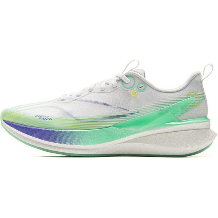 Детские кроссовки для бега Li Ning Удобные Нескользящие Износостойкие Низкие Мужские кроссовки Белый Флуоресцентно-зеленый YKFV112-7 43 white Li-Ning