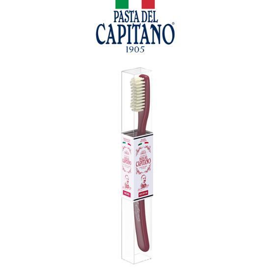 CAPITANO 1905 Классическая зубная щетка Красная white MayBeauty
