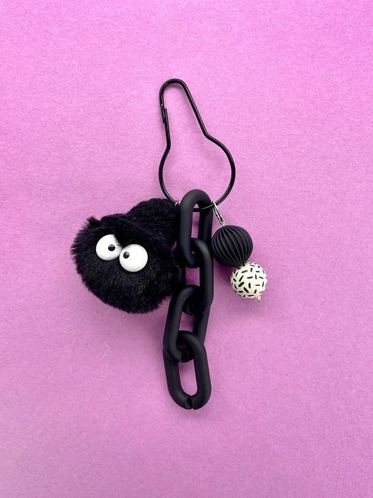 SATTCHI BB DUST DOLL BAG CHARM black black Mayfashion