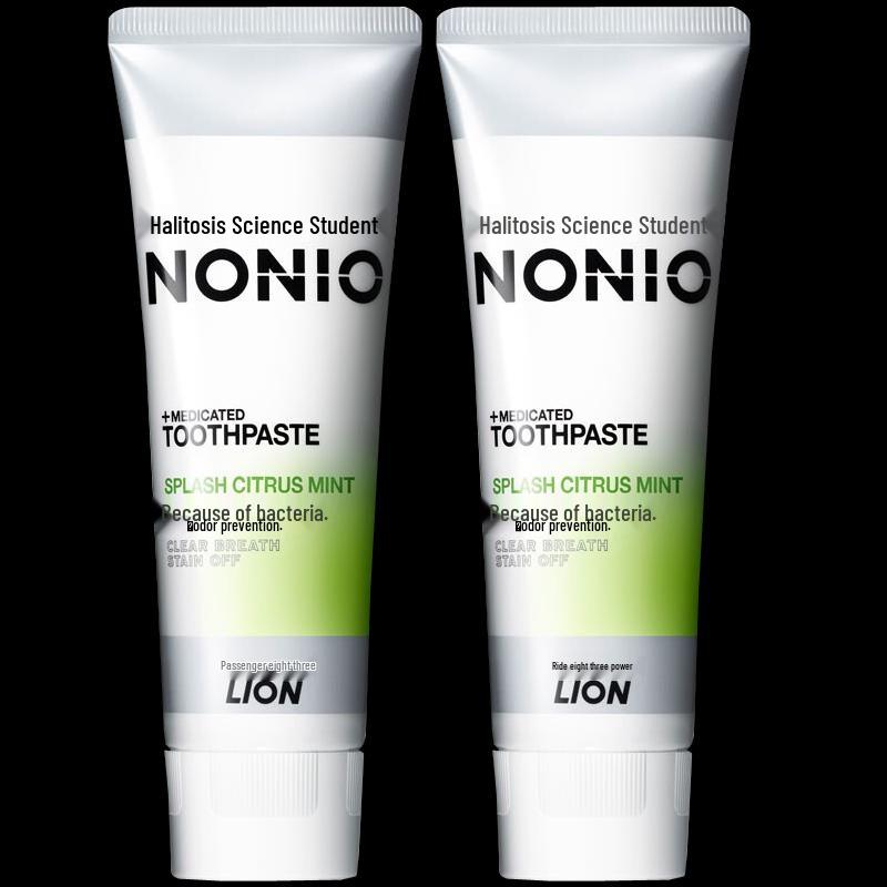Отбеливающая зубная паста Lion Citrus Mint gray