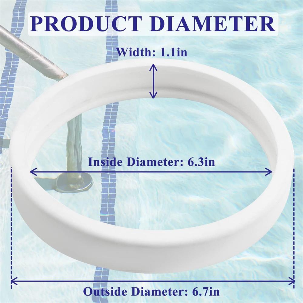 3Pcs Swimming Pool Cleaner Wheel Rubber Crawler Tire For Polaris 180 280 360 380 white autopartssupplier