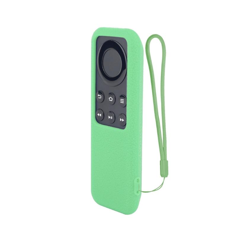 1 упаковка чехла для пульта Firtvstick Силиконовый защитный чехол Пульт дистанционного управления с ремешками Противоскользящий Ударопрочный Компактный 1 флуоресцентный зеленый Cheese Bread Ball