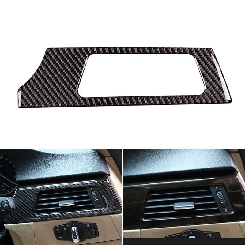 RHD для BMW 3 серии E90 E92 E93 2005-2012 углеродное волокно внутренняя крышка со стороны водителя на выходе кондиционера вентиляционная рамка no color black 91460000MAC17TKY2A