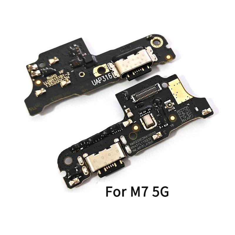 For Xiaomi Poco M7 / M7 Plus / M7 Pro USB Charging Board Dock Port Flex Cable Repair Parts For M7 5G black Mobile phone parts specialist