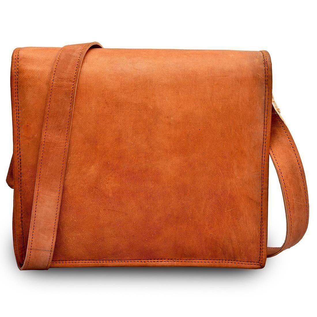 Кожаная сумка для мужчин New Goat Vintage Styel Brown Messenger Портфель для ноутбука через плечо 11 X 15 X 5 in коричневый NAVYA Genuine leather Bags