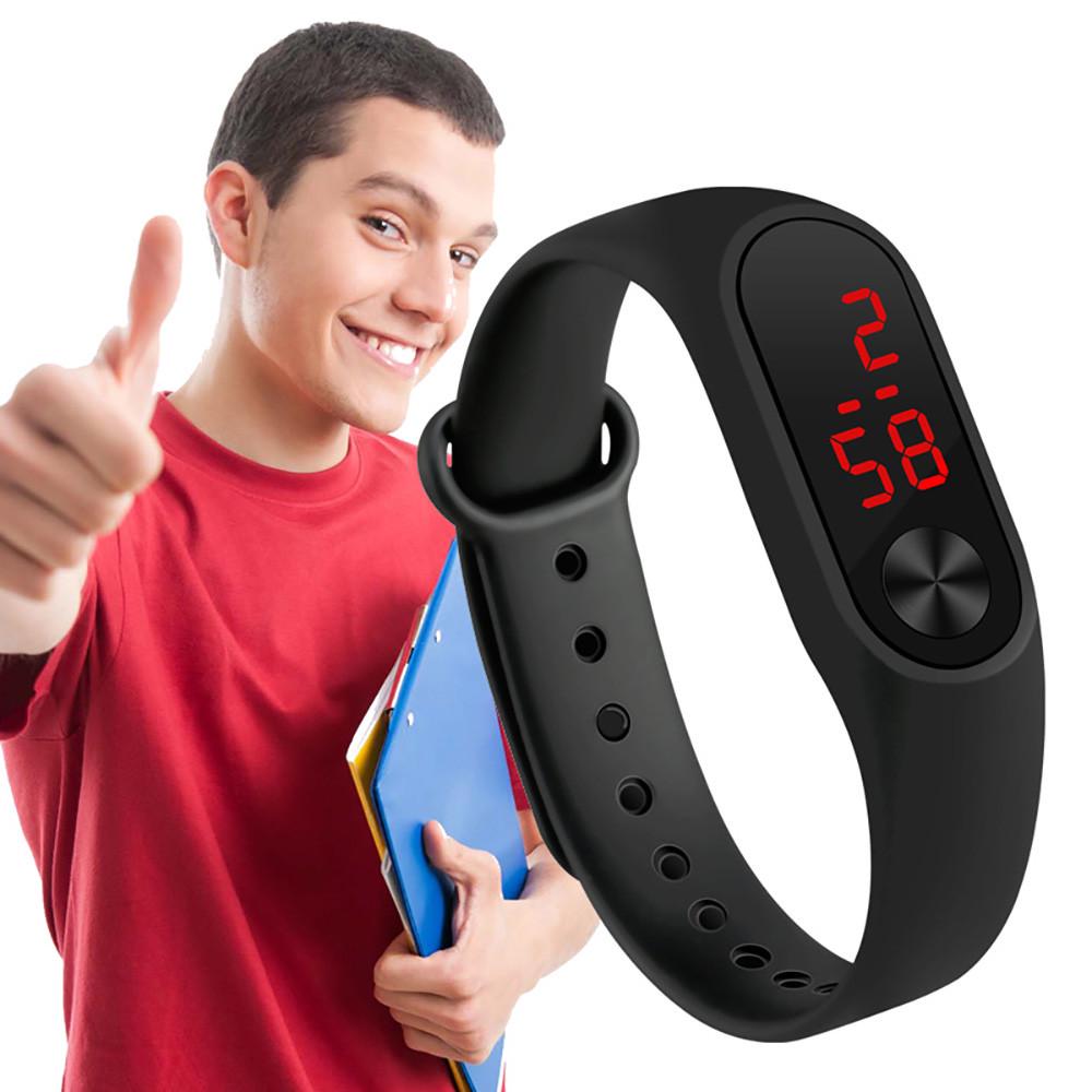 Часы с кольцом на руку Led Sports Fashion Electronic Watch чёрный Xingben Two