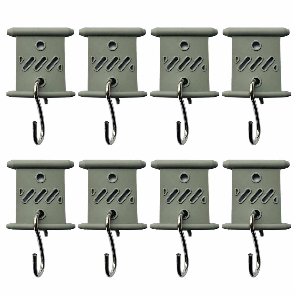 Сменный набор крючков для автодома, силиконовая палатка, 8 шт., кемпинг gray Refreshing Home