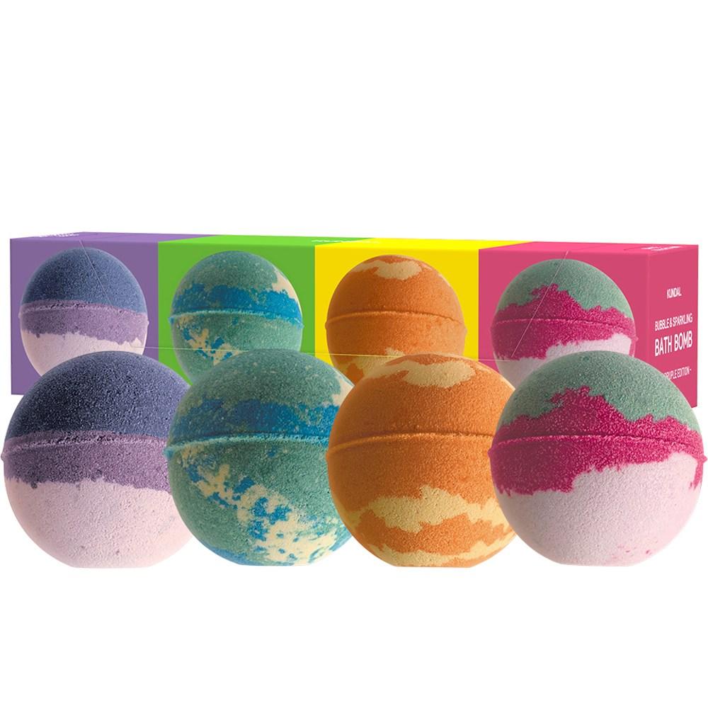 Kundal Bubble & Sparkling Bath Bomb Space Collection Fragrance, 800 г, 1 набор brown