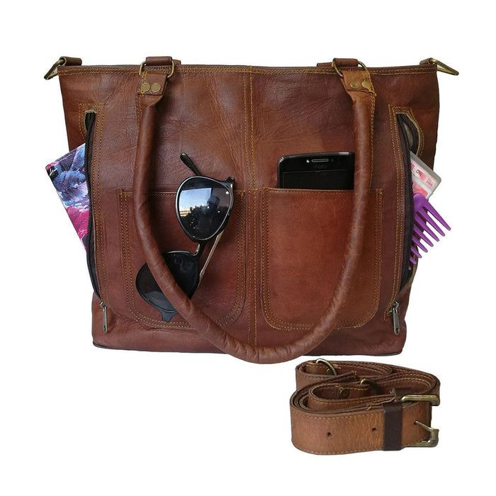 Сумка-тоут Терри 16 x 12 x 5 in black NAVYA Genuine leather Bags