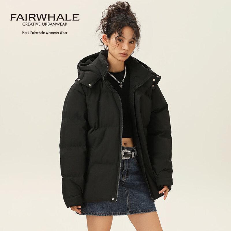 Женский пуховик с капюшоном Mark Fairwhale 2XL чёрный JDST online