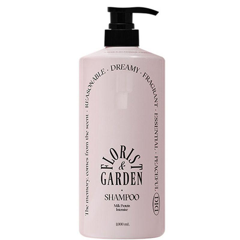 Шампунь с молочным протеином Florist Garden, интенсивный, 1000 мл white odiD