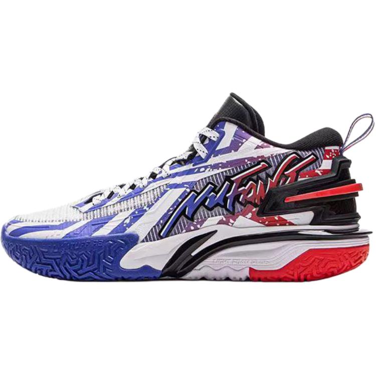 Li Ning Детские баскетбольные удобные модные универсальные нескользящие износостойкие баскетбольные кроссовки Детские кроссовки Белый Синий Красный YKBV026-5 40 gray Li-Ning