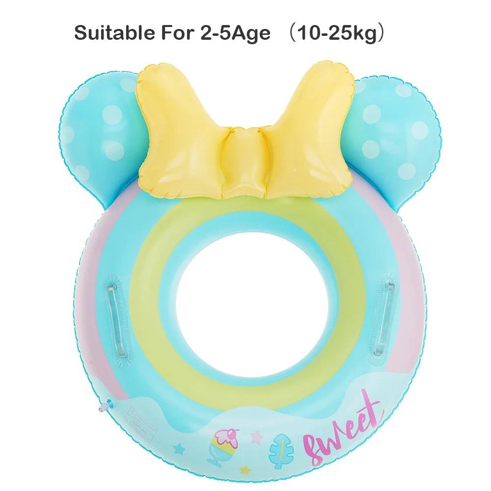 ROOXIN Water Play Tube Надувное сиденье для плавания Кольцо для плавания Поплавок для бассейна Летняя пляжная вечеринка Siwm ​​Circle beige Binchi Keji Travel
