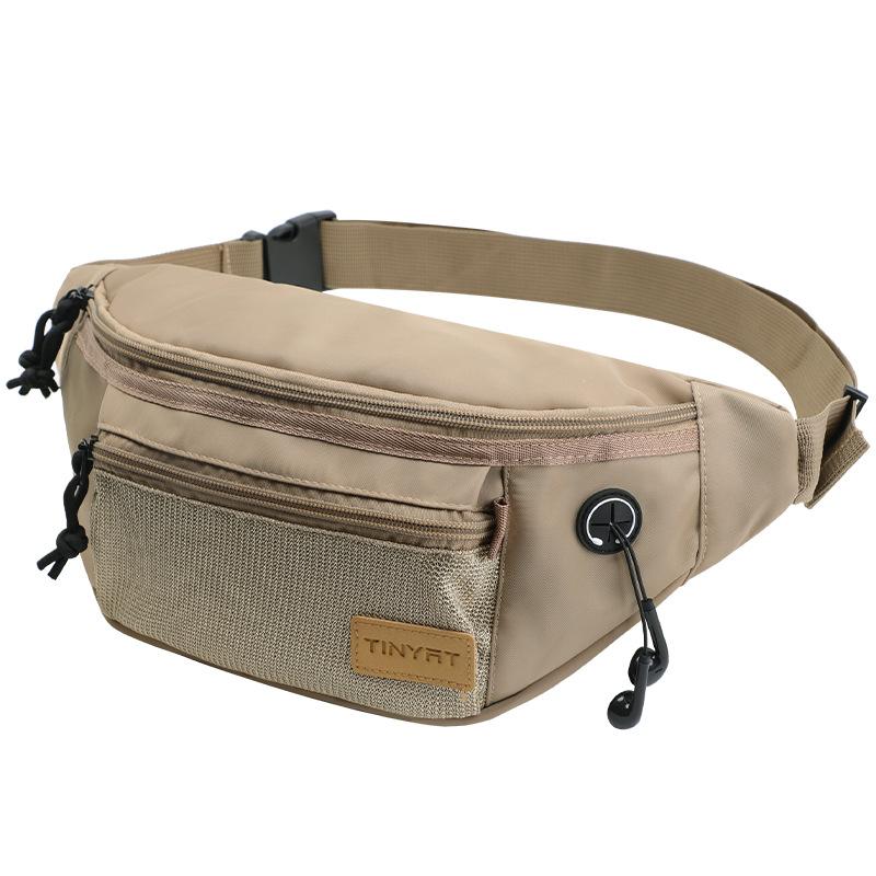 Fanny Pack Модный бренд Мужская сумка через плечо Простой маленький рюкзак через плечо Женская сумка для отдыха и спорта на груди хаки Sports Trend Bag