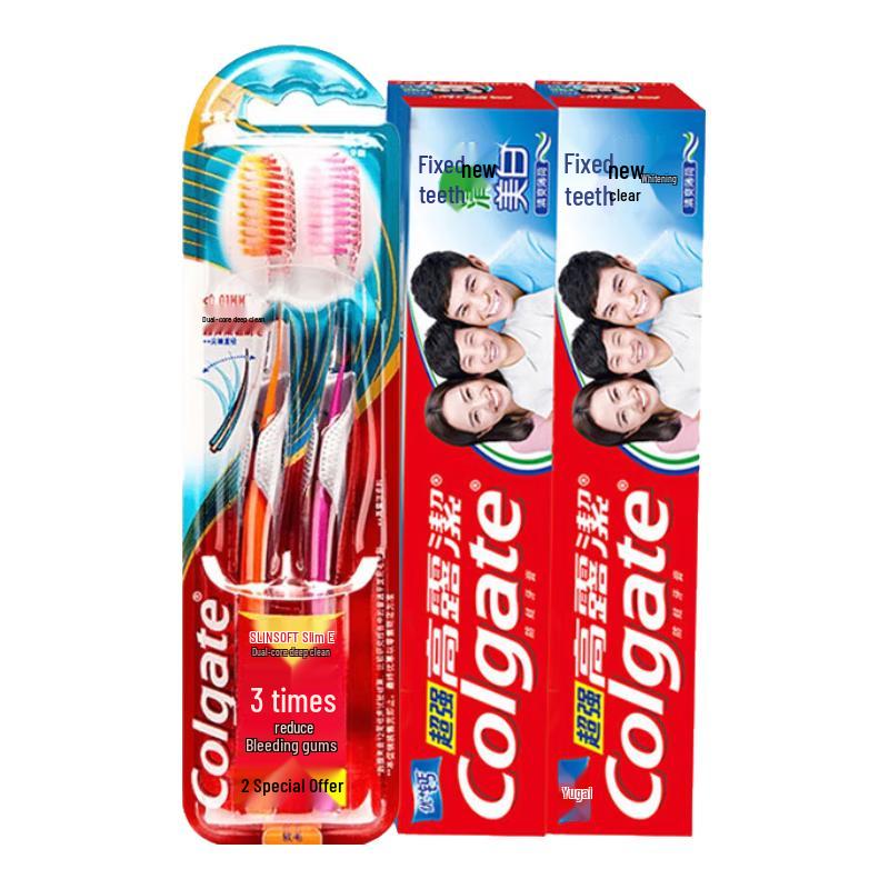 Набор зубная щетка Colgate SlimSoft Deep Clean и зубная паста blue