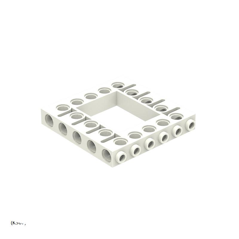 MOC 1 шт. Специальная 32532W Квадратная с 5 отверстиями Набор строительных блоков Замок Соединительная плата Кирпичи Частицы Идея Игрушка Подарки для детей white Professional fishing