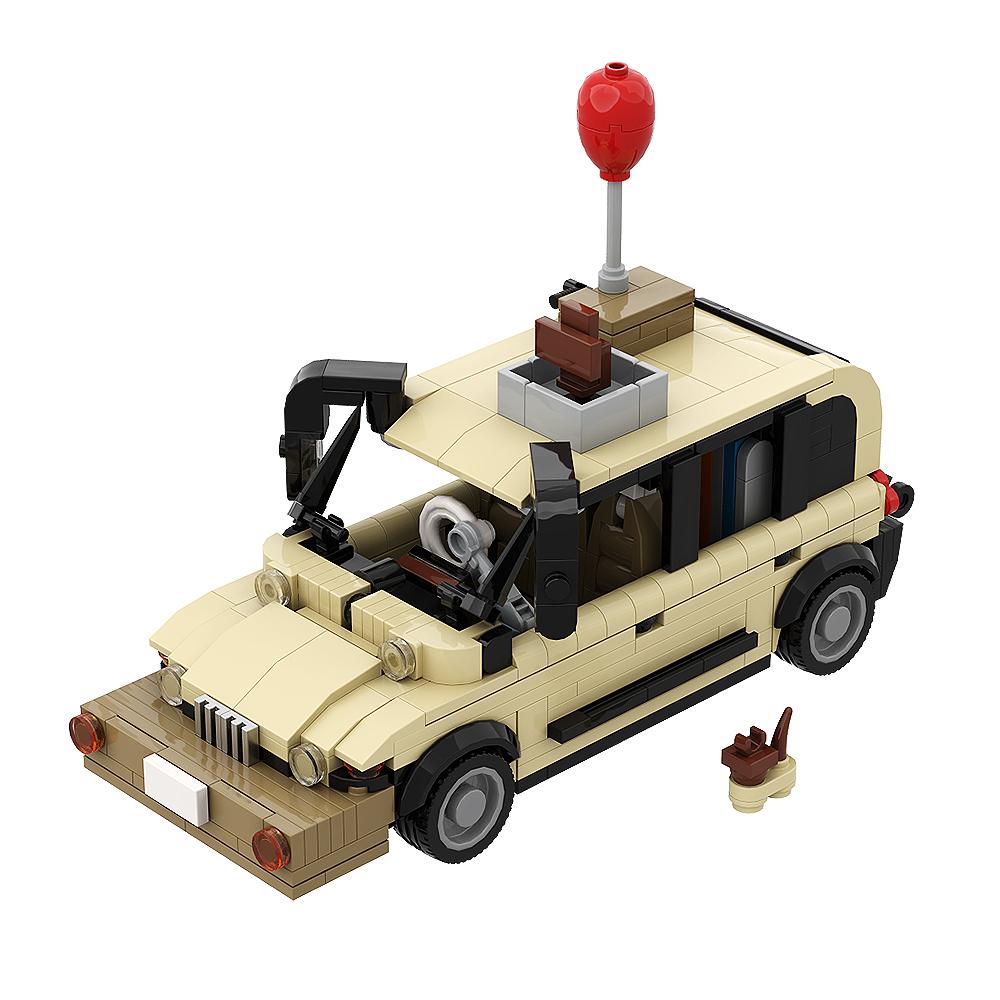 MOC-143567 Ровер Джеймс Модель Городская Дорожная Гонка Строительный Блок black Professional fishing