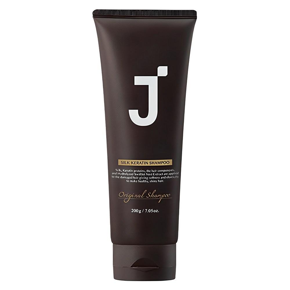Шампунь J.Sup Silk Keratin с ароматом пиона, 200 г, 1 шт. black BeautyGlam