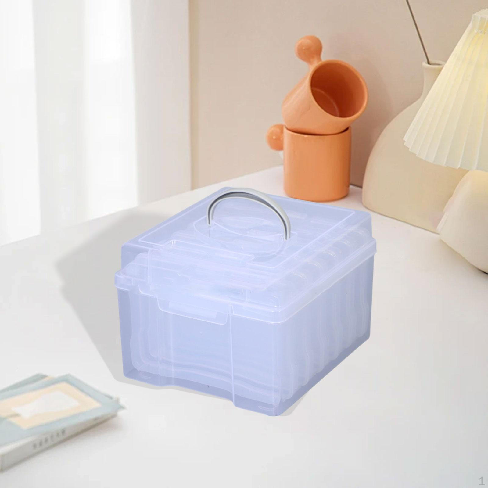 Карточка-коробка для хранения фотографий 4x6    Transparent white Kitchen Accs