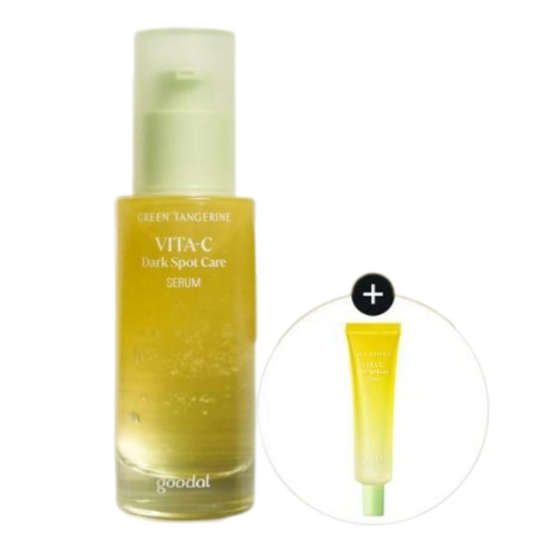 Goodal Green Tangerine Vita-C Dark Spot Care Сыворотка 50 мл + 31 мл Подарочный набор beige