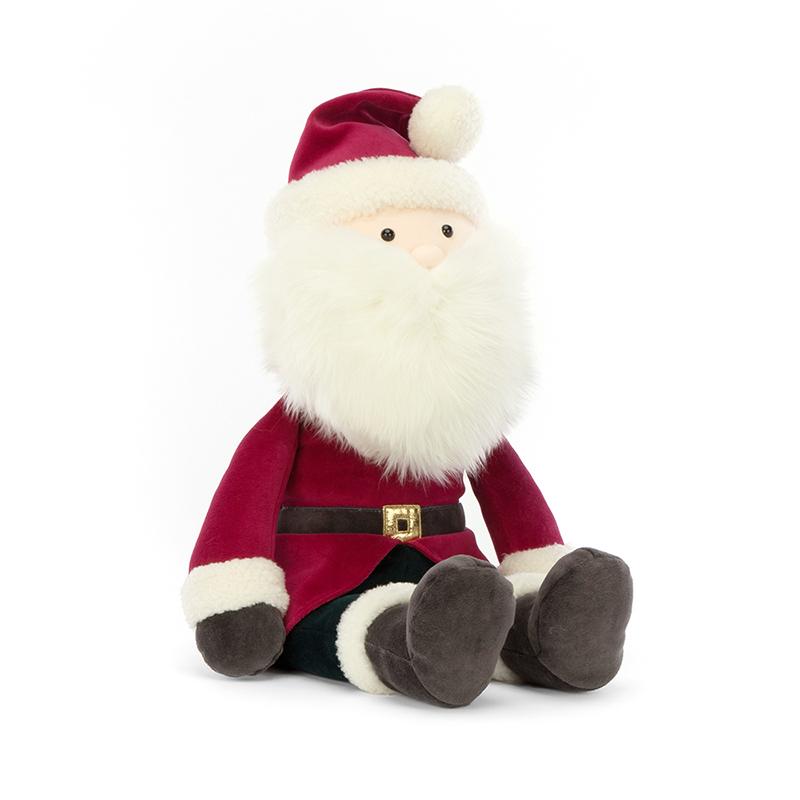 JELLYCAT Рождественская коллекция персонаж jellycat счастливый Санта-Клаус милая кукла плюшевая фигурка высота 54 см/42 см 42 cm white